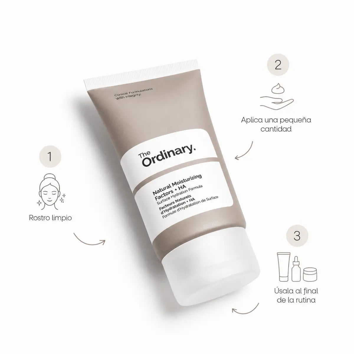 The Ordinary Natural Moisturizing Factors + HA (30ml) – Crema Facial - Zivanne