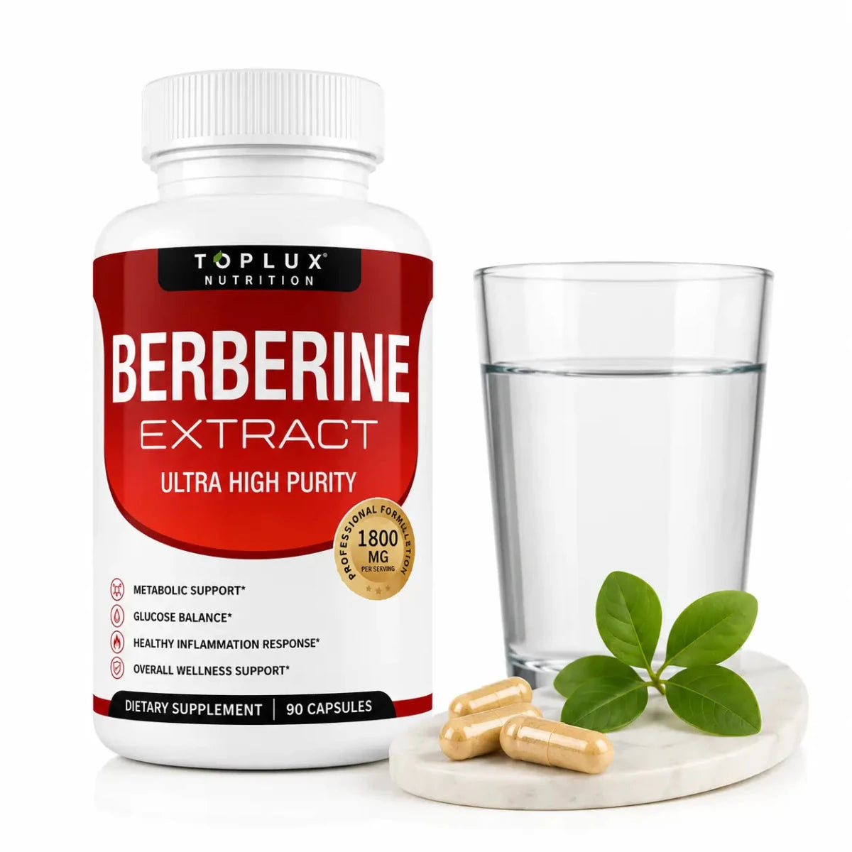 Toplux Nutrition Berberine Extract Suplemento Nutricional Botanico Zivanne