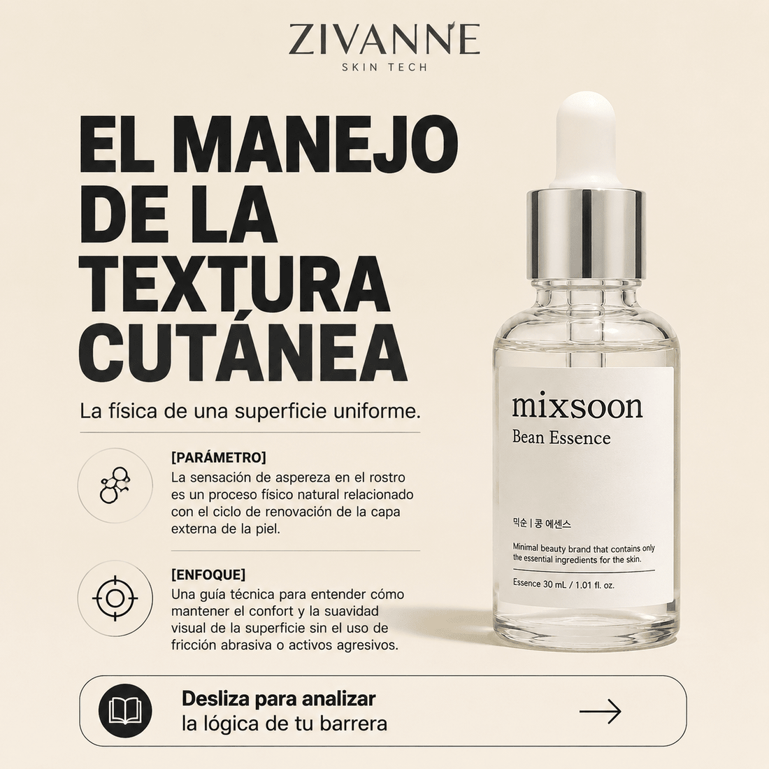 El manejo de la textura cutánea: la alternativa botánica frente a la abrasión física - Zivanne