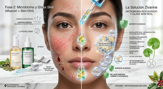 ¿Tu piel está "quemada" por el Retinol? Cómo recuperar tu barrera y lograr la Glass Skin sin dolor 🚑✨ - Zivanne