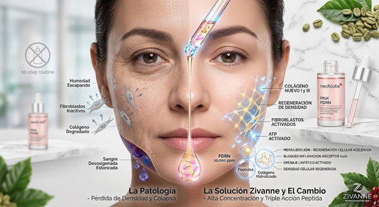 El "Efecto Lifting" en Casa 💖: Cómo 10.000 ppm de PDRN están reescribiendo la edad de tu piel. - Zivanne
