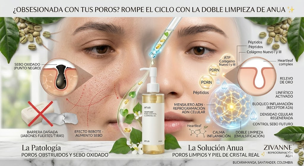 ¿Obsesionada con tus poros? Por qué las tiras nasales y los jabones fuertes te están mintiendo (y la solución coreana definitiva) 🍓✨