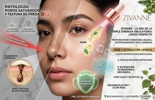 ¿Poros obstruidos que no se rinden? 🍓 La ingeniería coreana para resetear tu piel y crear el "Lienzo Perfecto