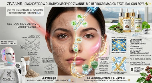 ¿Piel con relieve? Olvida los exfoliantes de granos: El secreto de la Soya Fermentada para una piel lisa 🫘✨