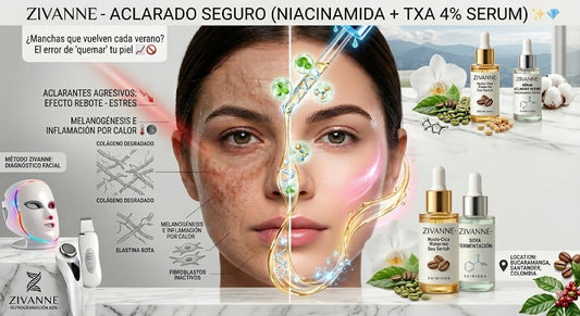 ¿Manchas que vuelven cada verano? El error de "quemar" tu piel para aclararla y la solución de la Niacinamida + TXA ☀️🚫