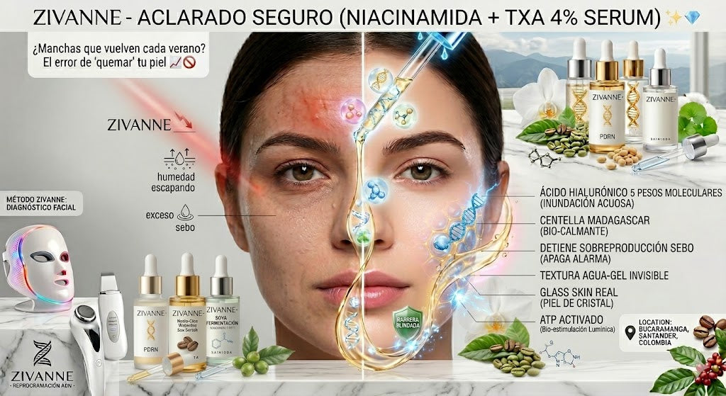 ¿Tu cara brilla pero se siente acartonada? El síndrome de la "Piel Grasa Deshidratada" y cómo lograr el verdadero Glass Skin 🪞💧