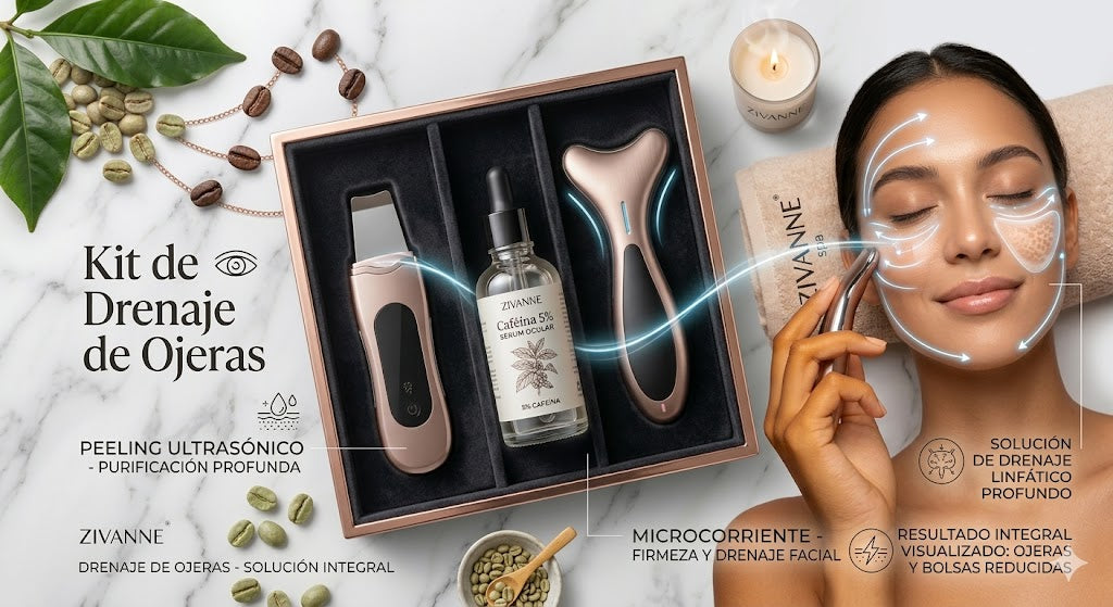 Adiós a las Ojeras y a la Mirada Cansada 👋: El Kit de Drenaje Ocular de Alto Valor que Está Cambiando el Juego en Colombia
