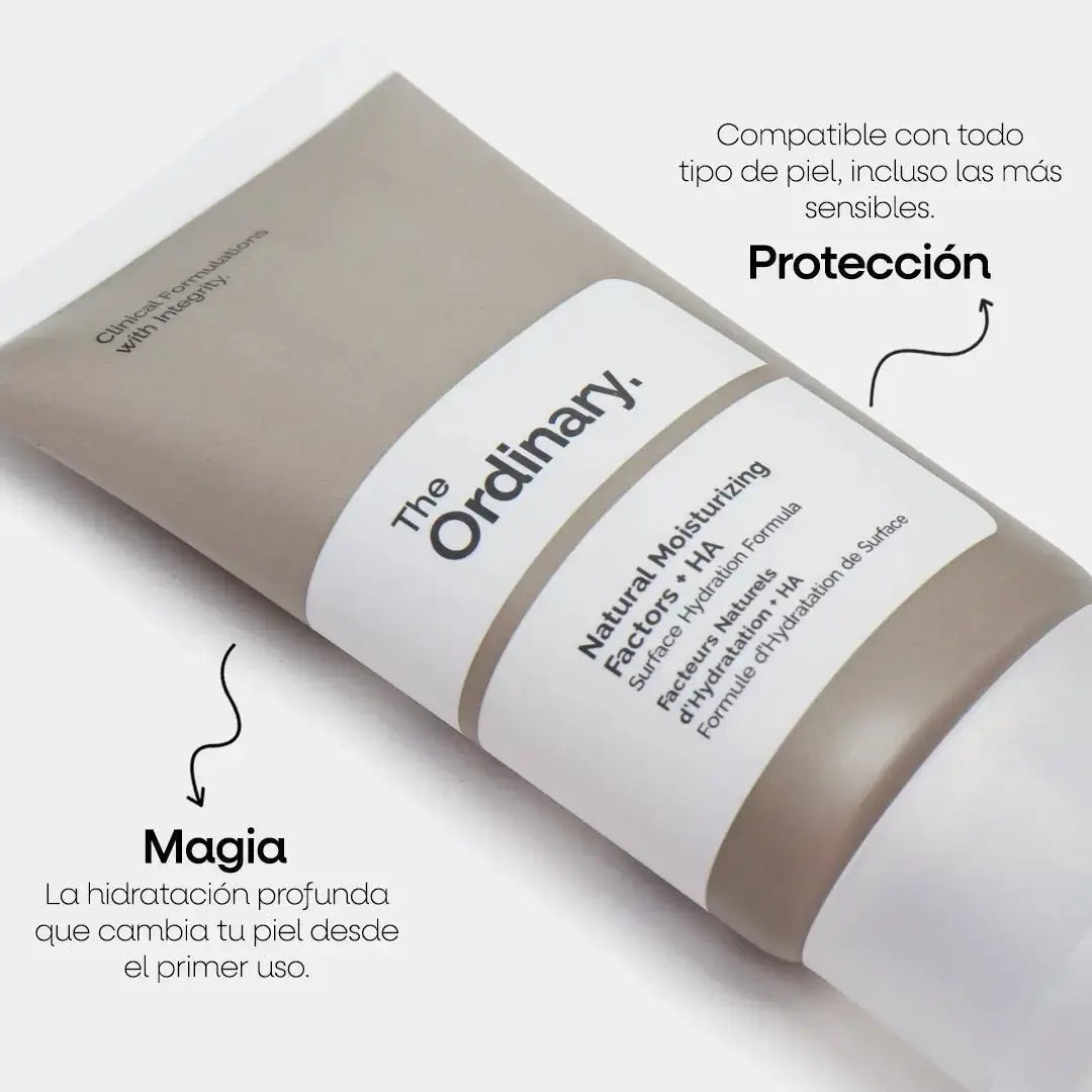 The Ordinary Natural Moisturizing Factors + HA (30ml) – Crema Facial - Zivanne
