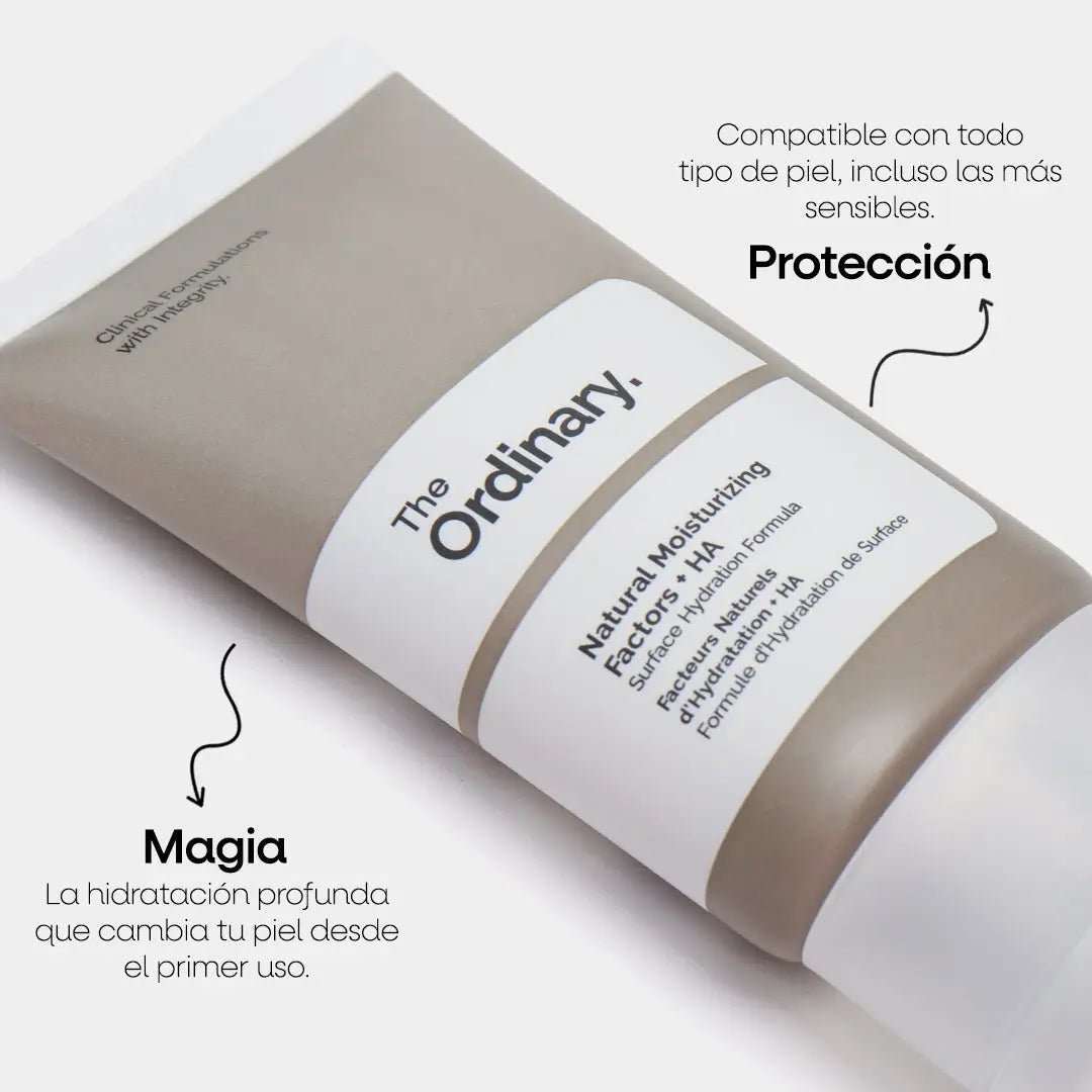The Ordinary Natural Moisturizing Factors + HA (30ml) – Crema Facial - Zivanne