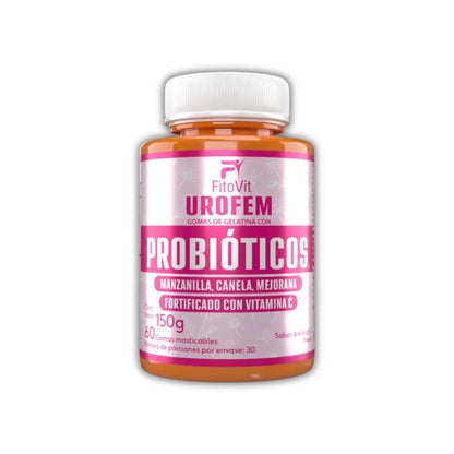 Urofem Probióticos Fitovit 60 gomitas masticables Zivanne