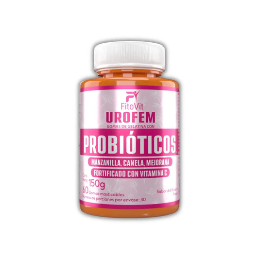Urofem Probióticos Fitovit 60 gomitas masticables Zivanne