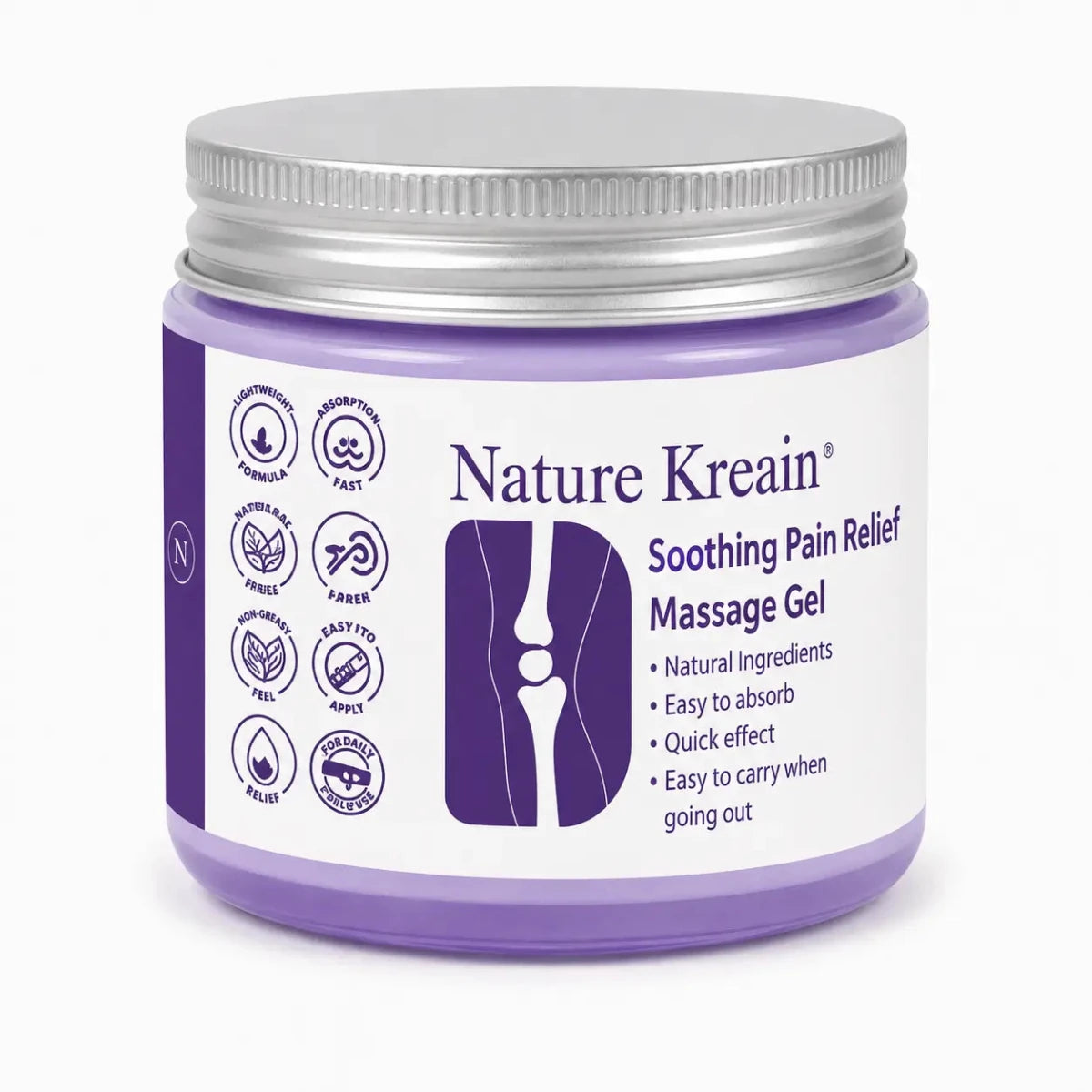 Nature Kresin Soothing Massage Gel (120ml) – Gel Corporal - Zivanne