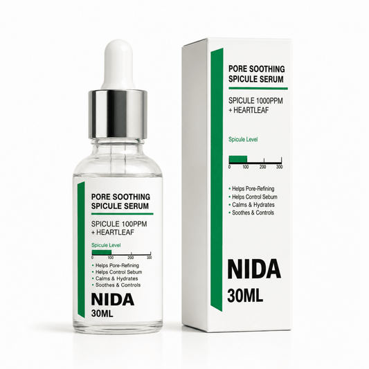 NIDA Pore Soothing Spicule Serum (30ml) – Sérum Facial - Zivanne