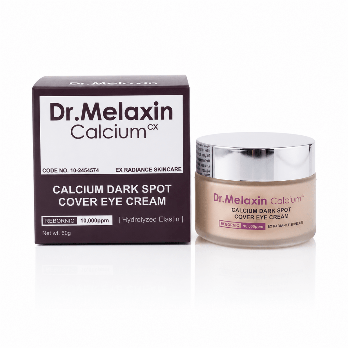 Dr. Melaxin Calcium Cover Eye Cream (60g) – Contorno de Ojos - Zivanne