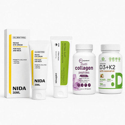 Protocolo Longevidad Estructural In & Out — Kit Firmeza y Nutrición Facial (4 Pasos)