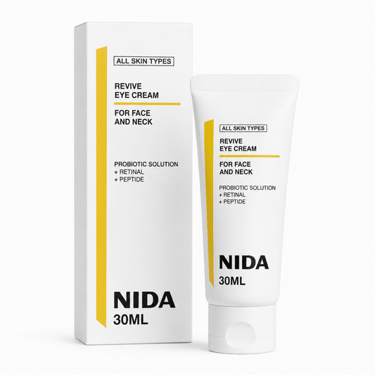 NIDA Revive Eye Cream For Face & Neck (30ml) – Crema - Zivanne