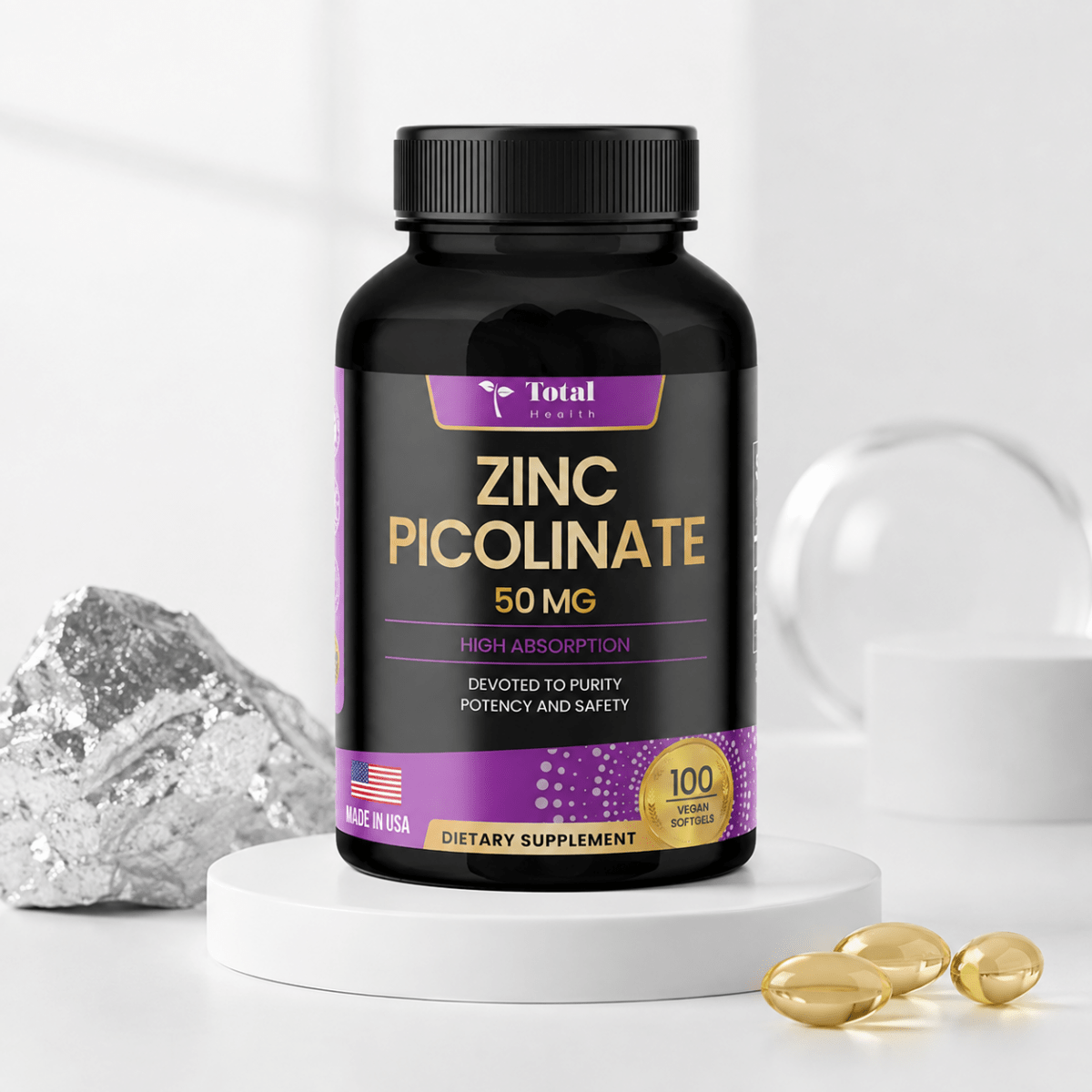Zinc Picolinato — Total Health - Zivanne