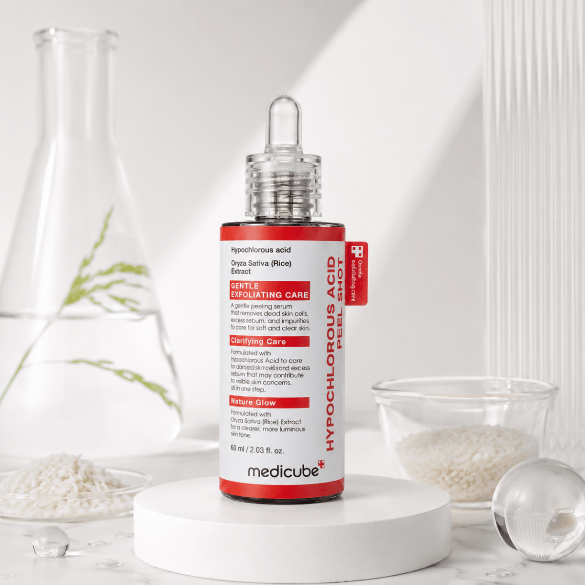 Medicube Hypochlorous Acid Peel Shot (60ml) – Exfoliante - Zivanne