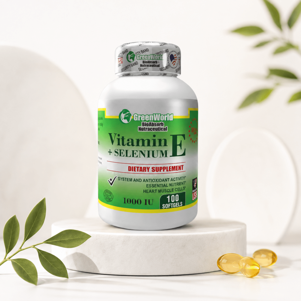 Vitamina E Americana (100 Softgels) - Zivanne