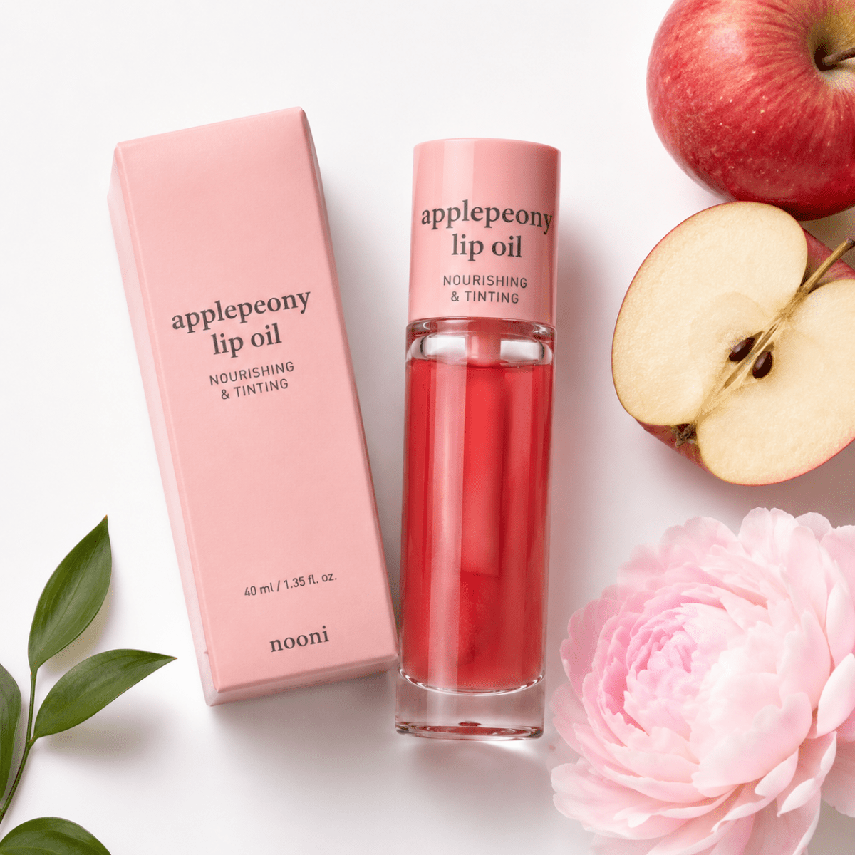 NOONI Applepeony Lip Oil (40ml) – Aceite Hidratante Labial - Zivanne