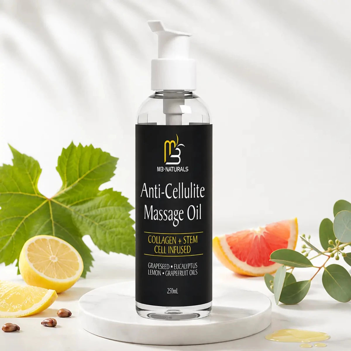 M3Naturals Celulitis Oil massage 250ml - Zivanne
