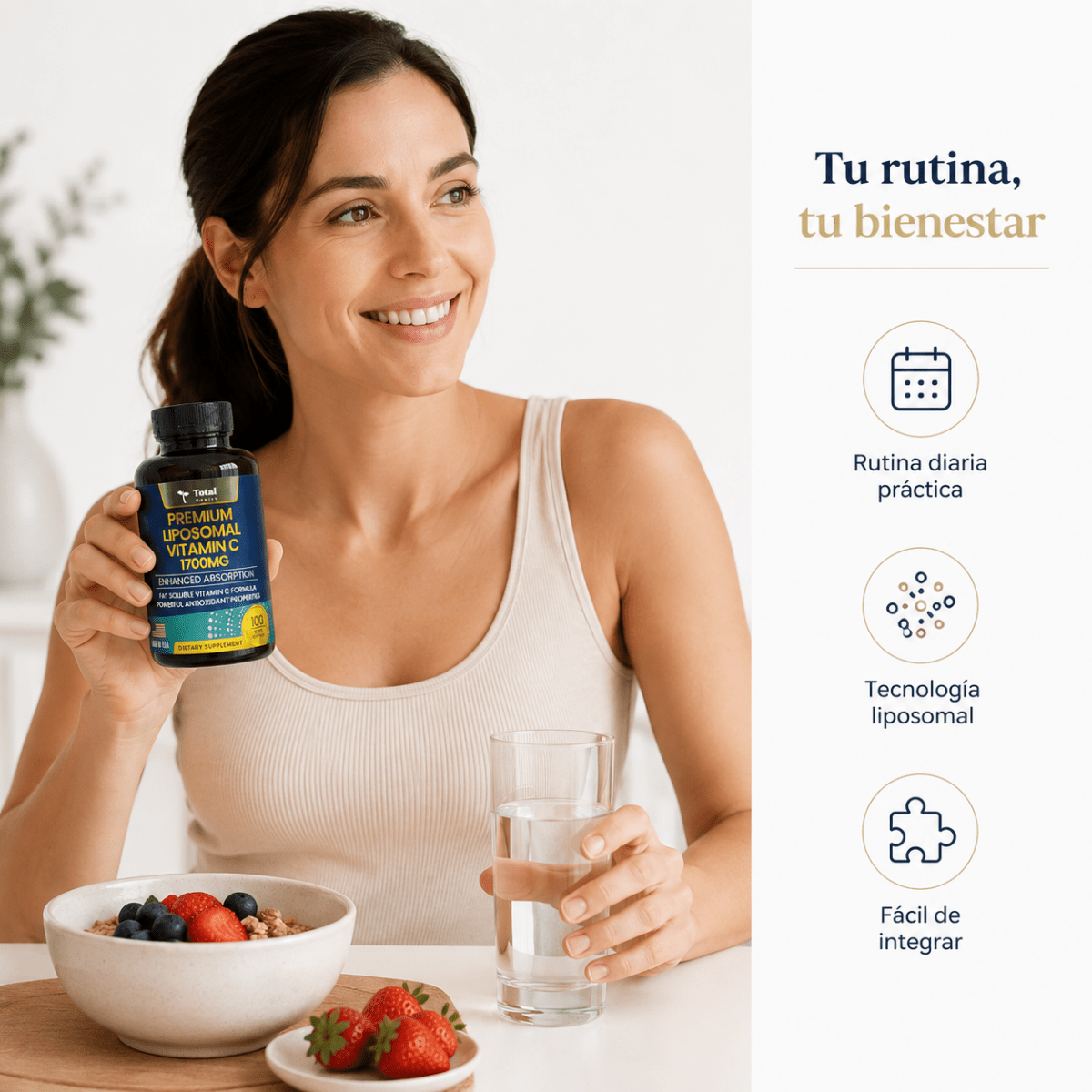 Vitamina C Liposomal 1700 mg — Total Health - Zivanne