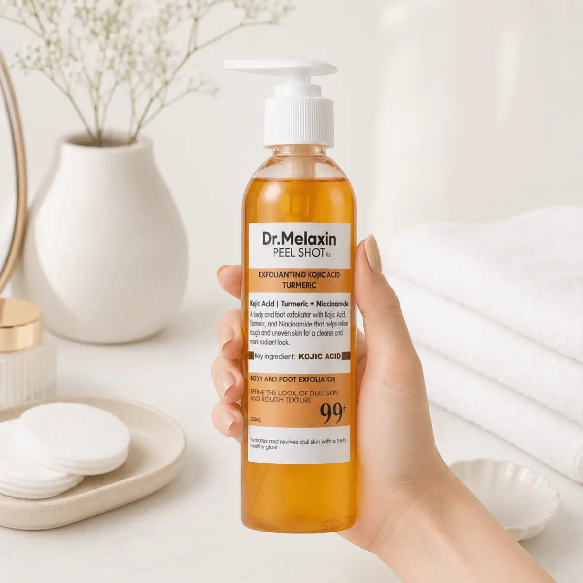 Dr. Melaxin Peel Shot (250ml) – Solución Exfoliante y Renovadora - Zivanne
