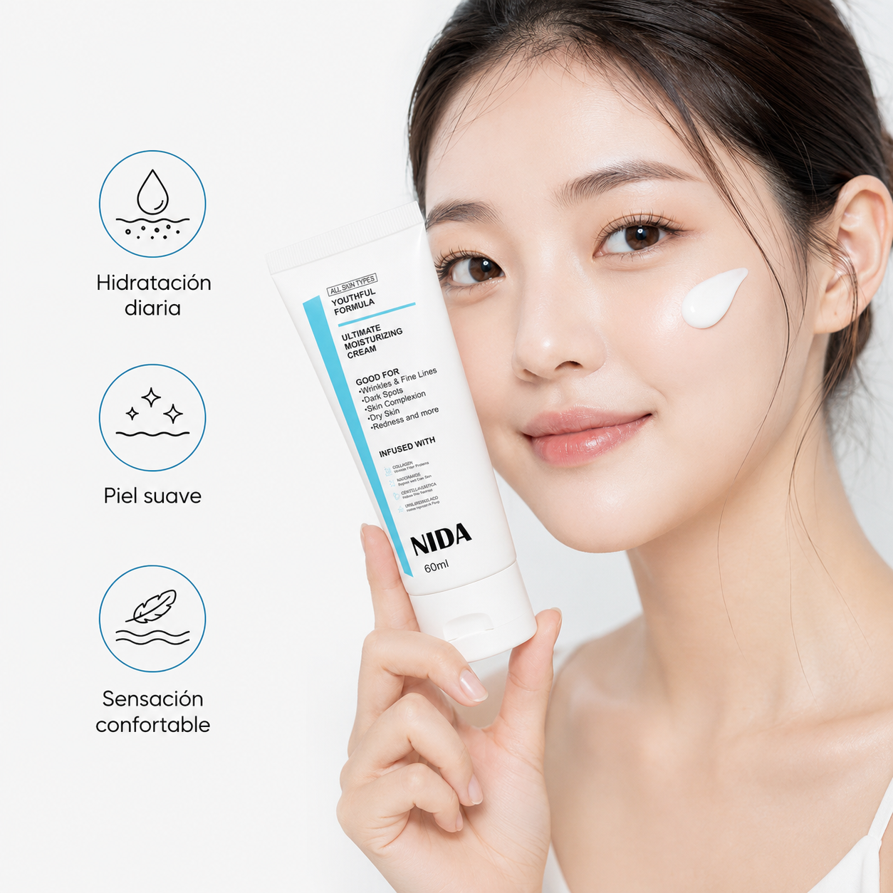NIDA Youthfull Ultimate Moisturizing Cream (60ml) – Crema