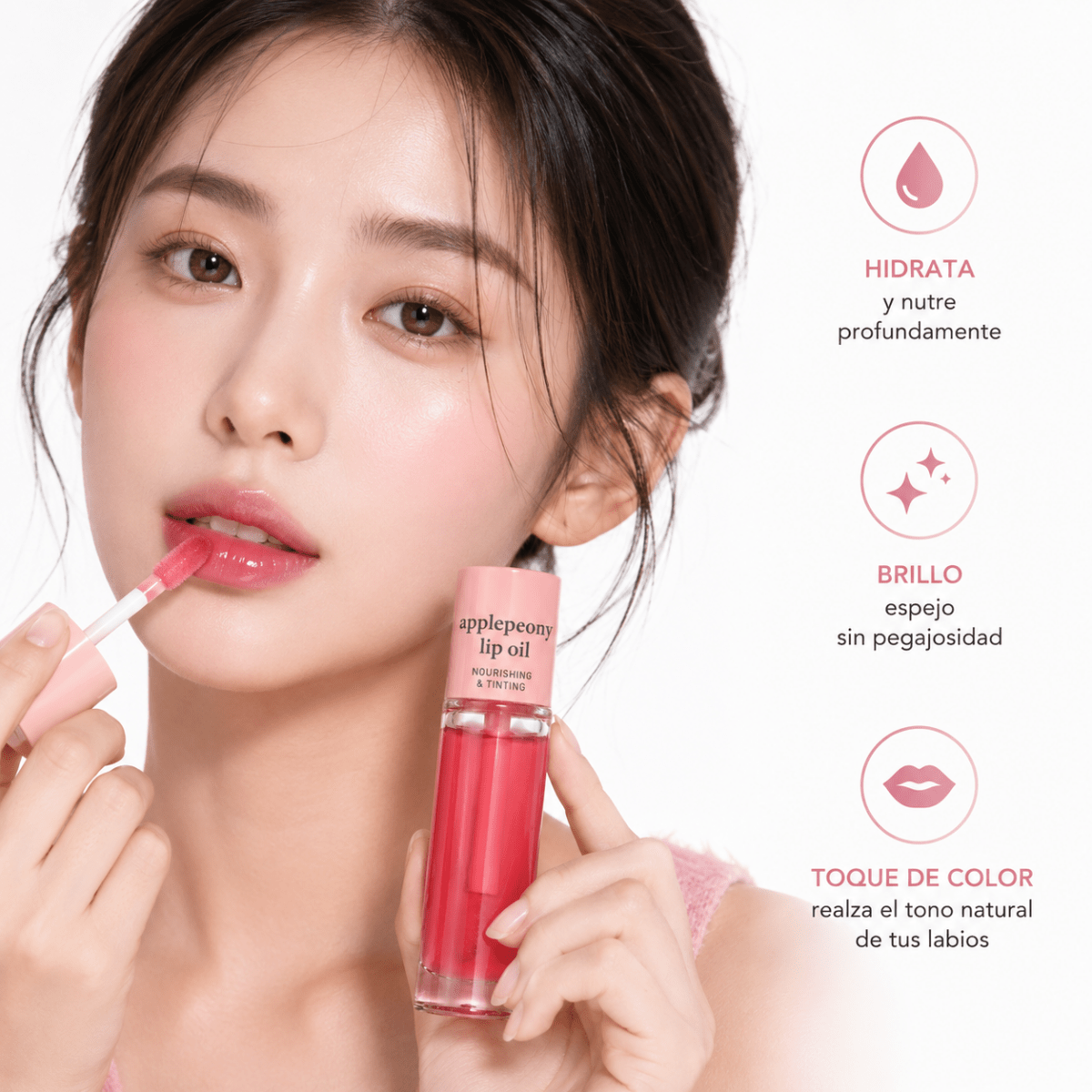NOONI Applepeony Lip Oil (40ml) – Aceite Hidratante Labial - Zivanne