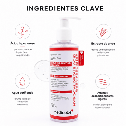Medicube Hypochlorous Acid Body Spray (250ml) – Spray Corporal - Zivanne