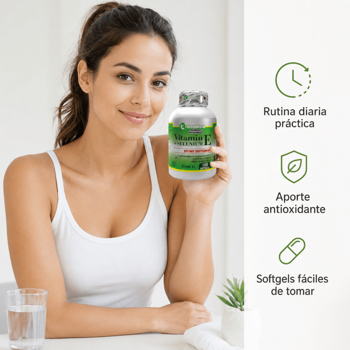 Vitamina E Americana (100 Softgels) - Zivanne