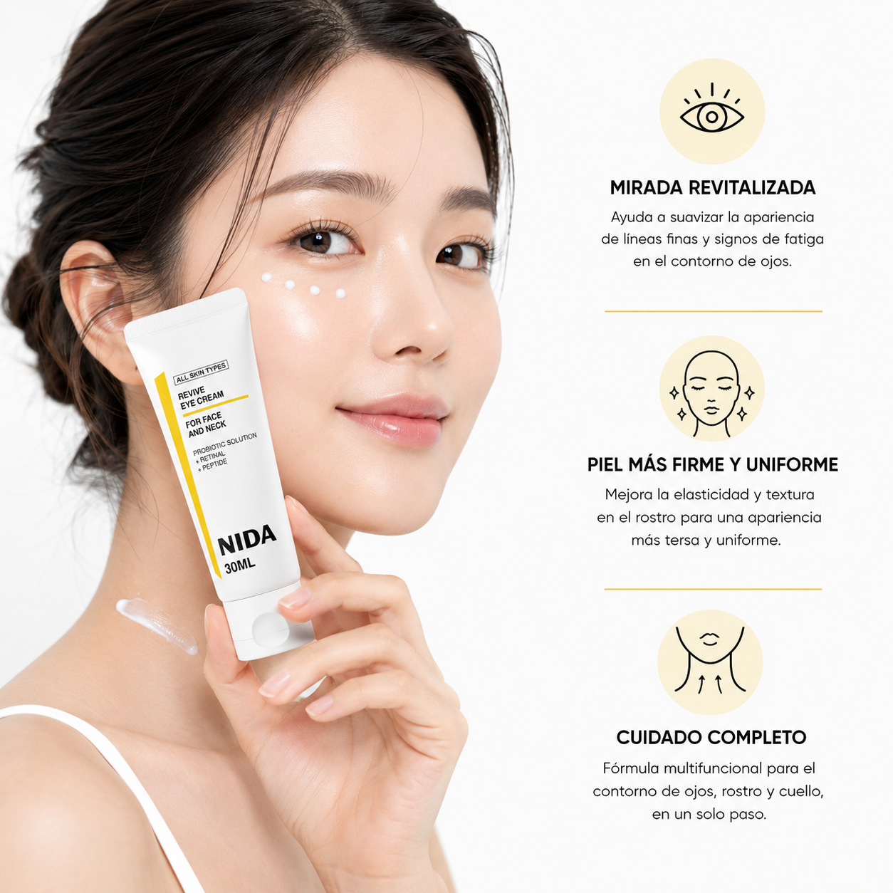 NIDA Revive Eye Cream For Face & Neck (30ml) – Crema