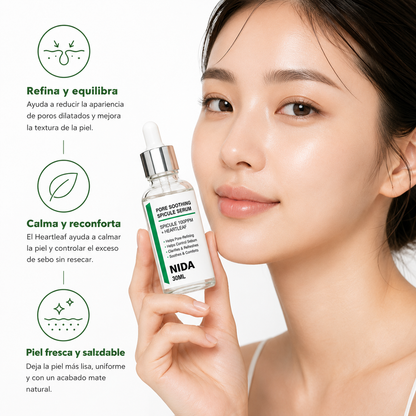NIDA Pore Soothing Spicule Serum (30ml) – Sérum Facial