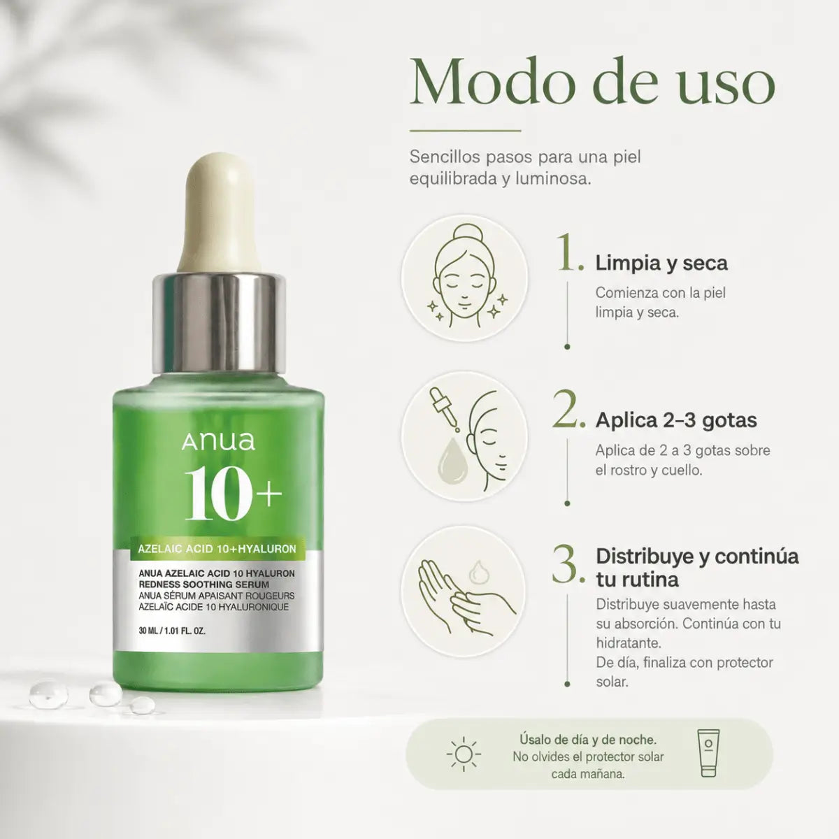 Anua Azelaic Acid 10 Hyaluron Serum (30ml) – Sérum Facial - Zivanne