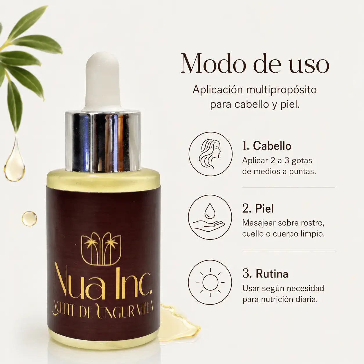 NUA INC Aceite de Ungurahua (30ml) – Aceite Multiuso