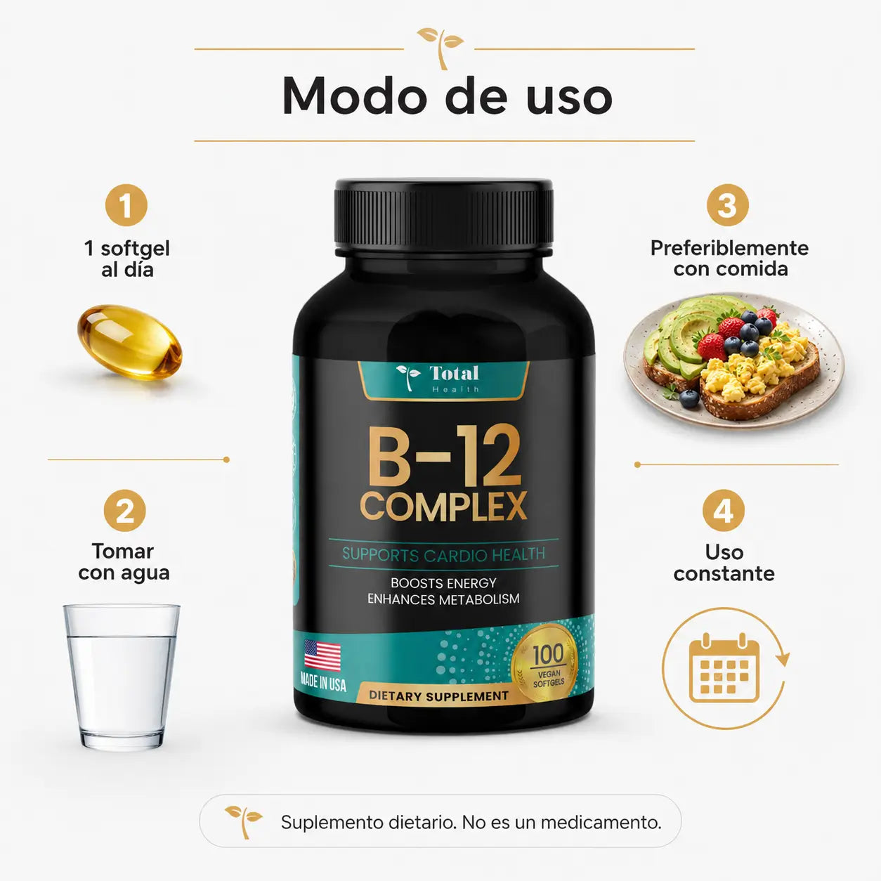 Vitamina B-12 Complex — Total Health