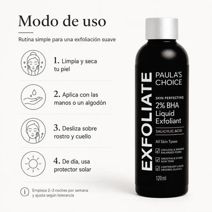 Paula's Choice 2% BHA Liquid Exfoliant (120ml) – Exfoliante
