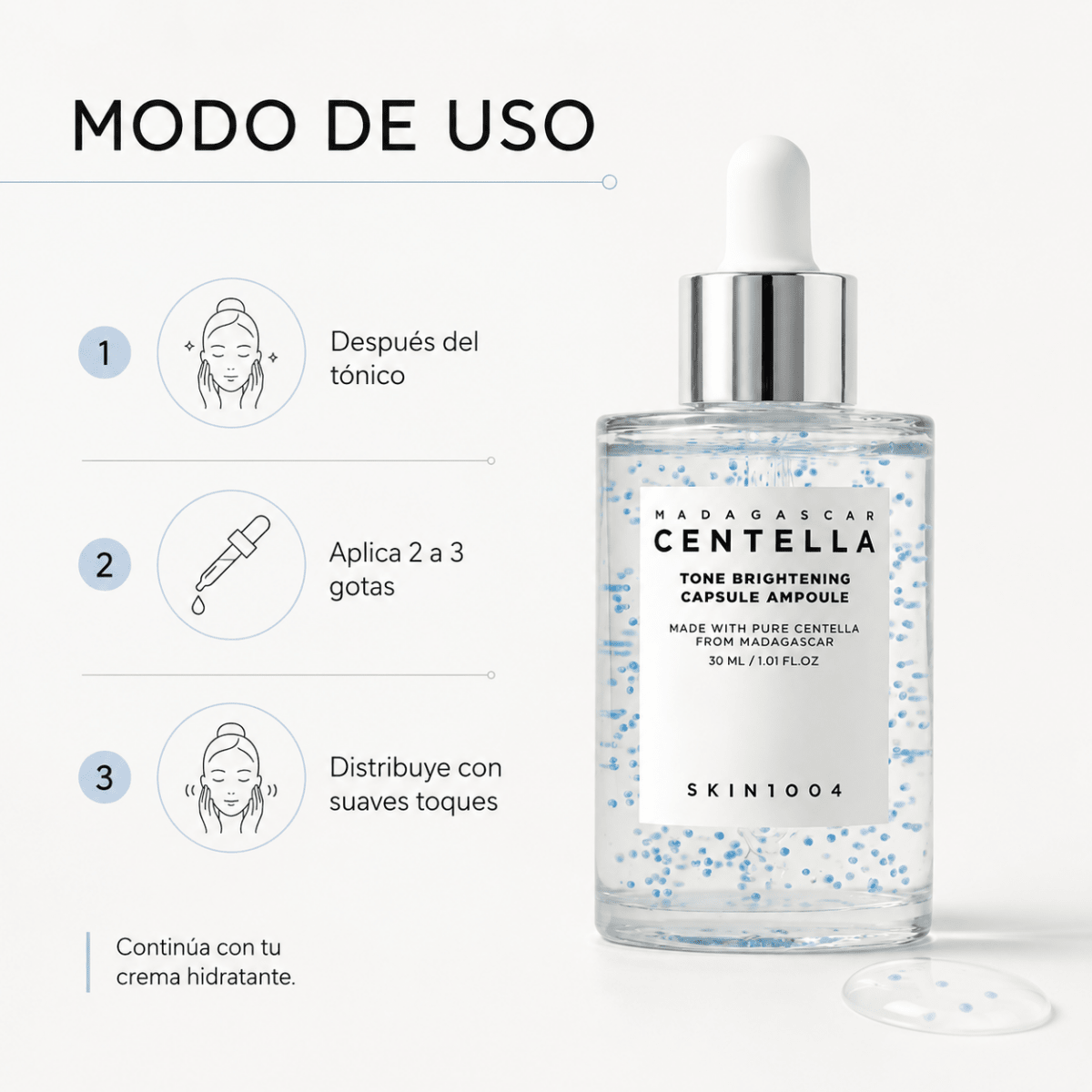 SKIN1004 Madagascar Centella Tone Brightening Capsule Ampoule (30ml) - Zivanne