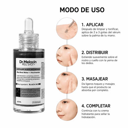 Dr. Melaxin Black Rice Serum (60ml) – Sérum Facial - Zivanne