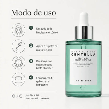 SKIN1004 Madagascar Centella Tea-Trica Relief Ampoule (30ml) - Zivanne