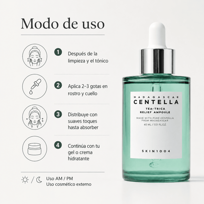 SKIN1004 Madagascar Centella Tea-Trica Relief Ampoule (30ml) - Zivanne