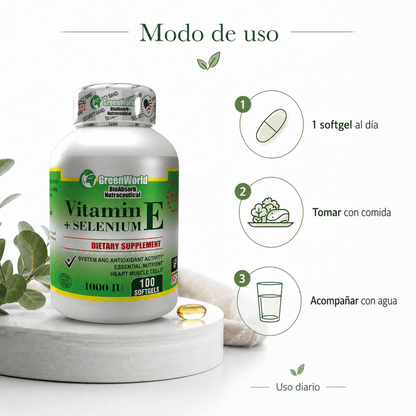 Vitamina E Americana (100 Softgels) - Zivanne