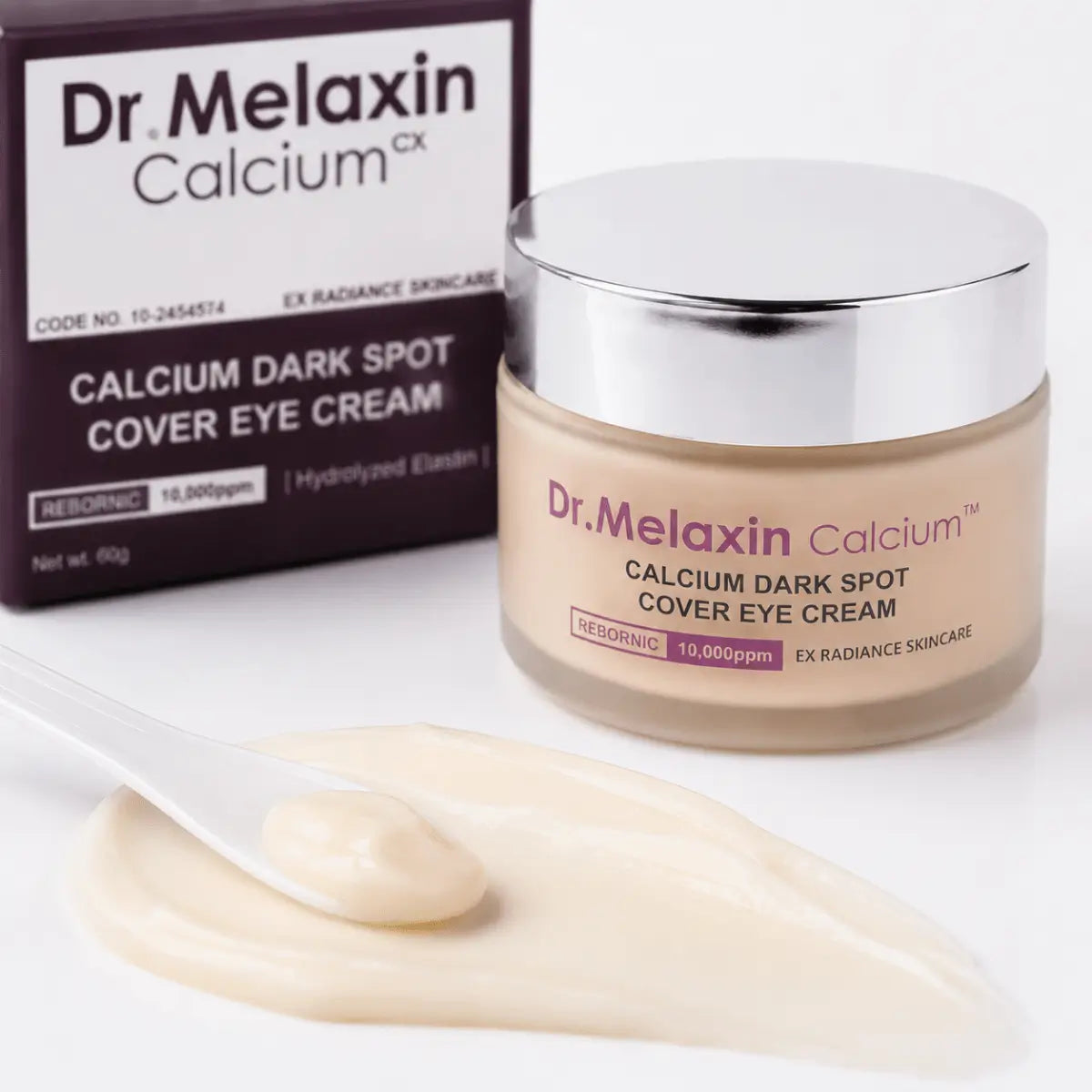 Dr. Melaxin Calcium Cover Eye Cream (60g) – Contorno de Ojos - Zivanne