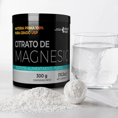 Citrato de Magnesio Puro (300 g en Polvo)