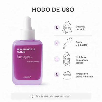JUMISO Niacinamide 20 Serum (30ml) – Sérum Facial - Zivanne