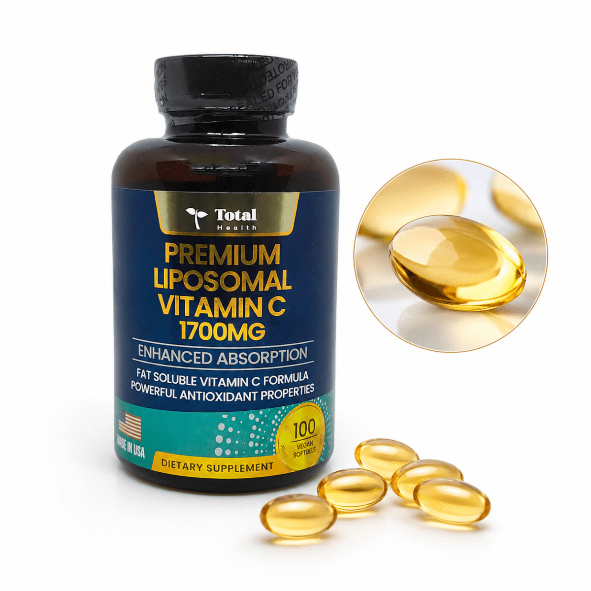 Vitamina C Liposomal 1700 mg — Total Health - Zivanne