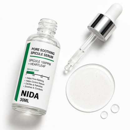 NIDA Pore Soothing Spicule Serum (30ml) – Sérum Facial