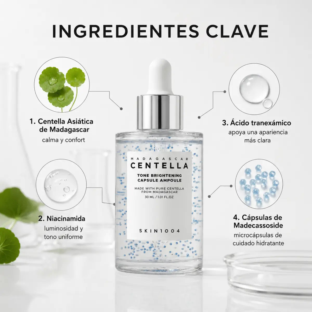 SKIN1004 Madagascar Centella Tone Brightening Capsule Ampoule (30ml) - Zivanne