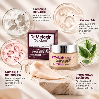 Dr. Melaxin, Calcium Cover Eye Cream, Crema Nutritiva para Contorno de Ojos, 60 g