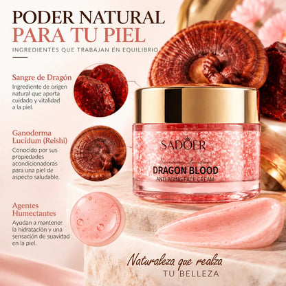 Sadoer, Dragon Blood Cream, Crema Facial Hidratante y Acondicionadora, 50 g